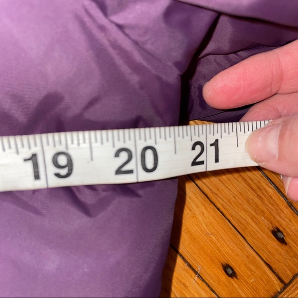 Land’s End BlackBerry Purple Quilted Puffer Down Feathers Jacket Coat - Picture 5 of 9